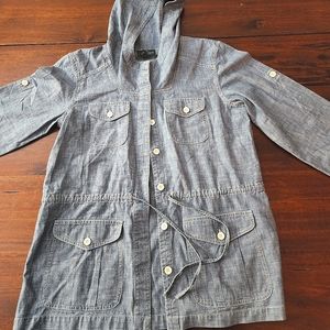 Vintage LRL Ralph Lauren Hooded shirt. Size Med